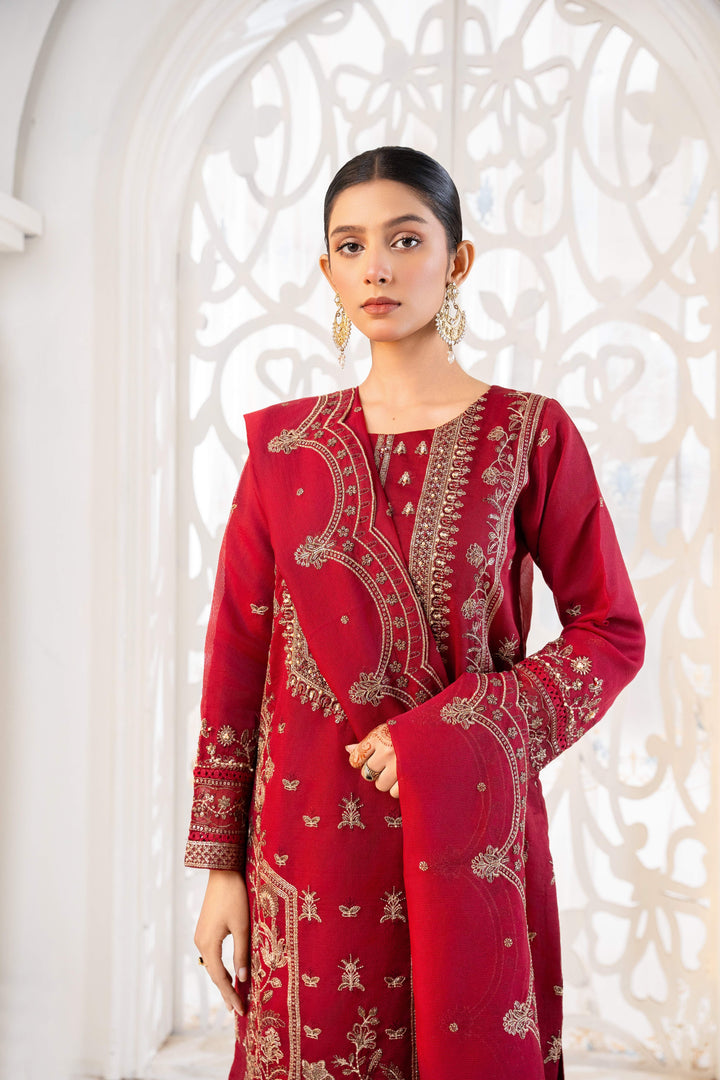 3 Piece Stitched Embroidered Khaadi Organza.