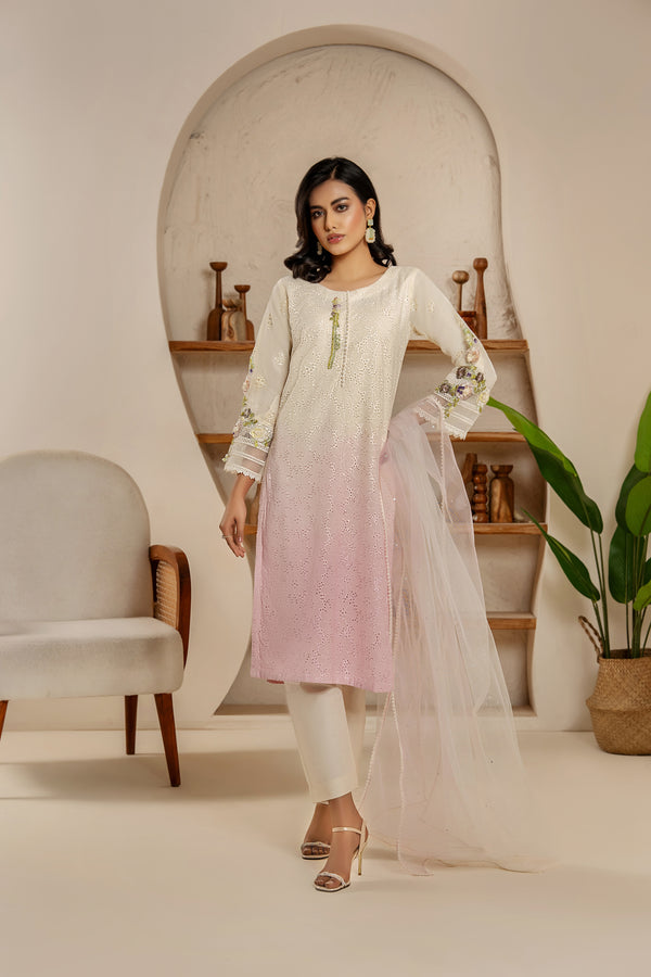 3 Piece Ready To Wear | 3671-KH-CT