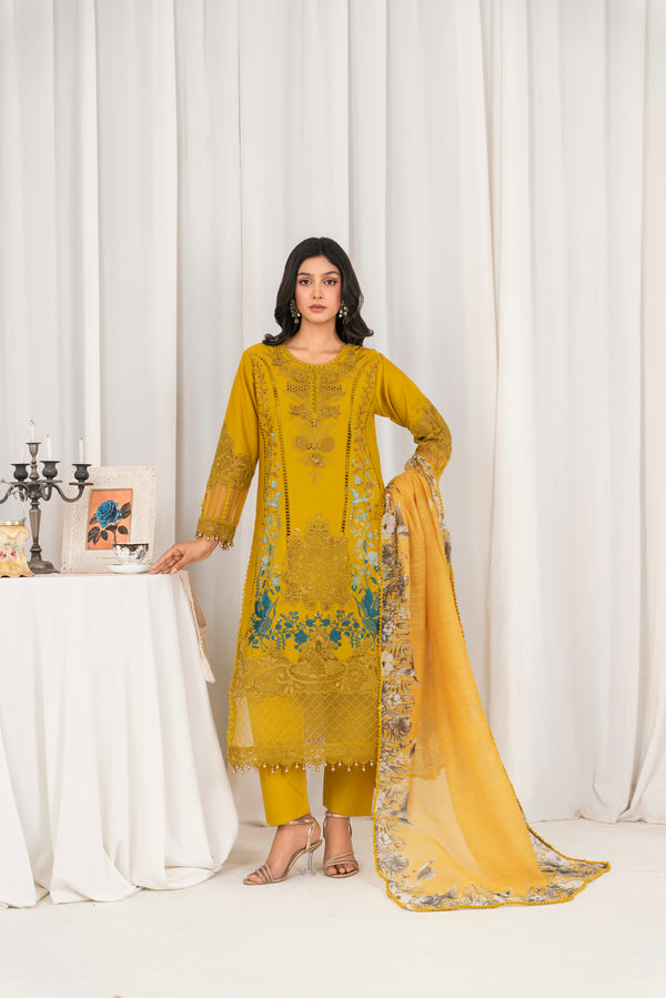 3 Piece Ready To Wear | 3804-KH-CT