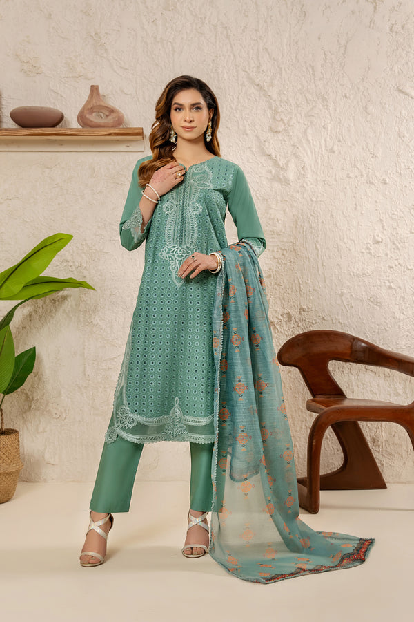 3 Pieces Ready To Wear | 3829-KH-CT