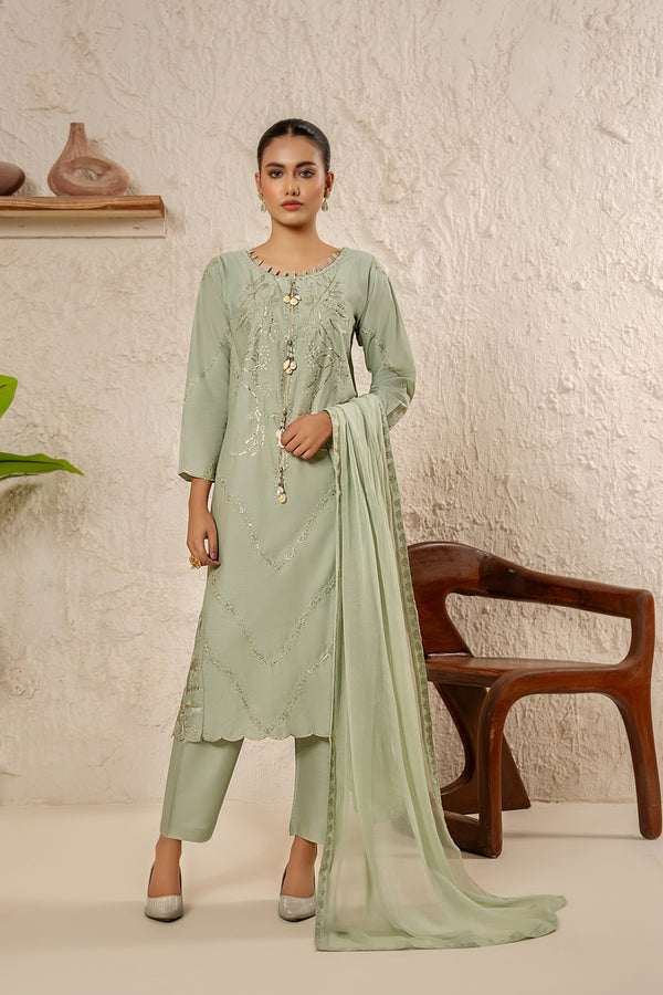 3 Pieces Ready To Wear | 4040-KH-CT