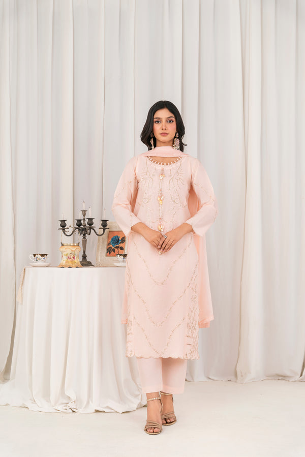 3 Pieces Ready To Wear | 4040-KH-CT