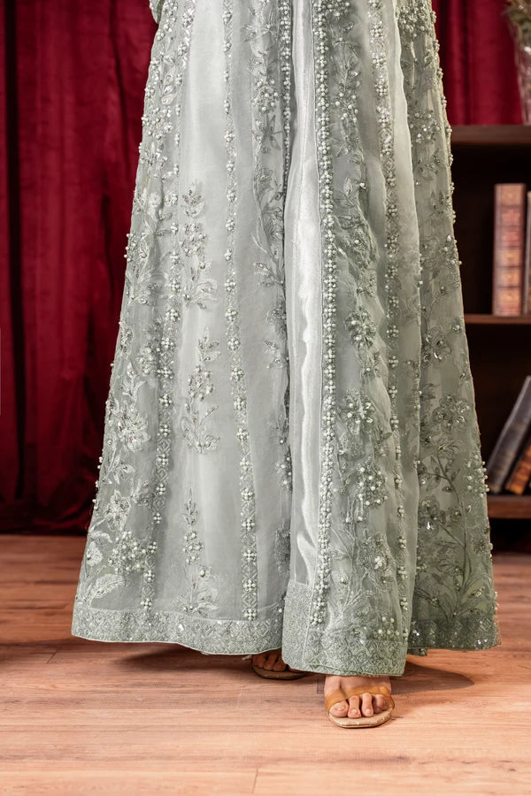 3 Piece Stitched Embroidered Premium Organza.