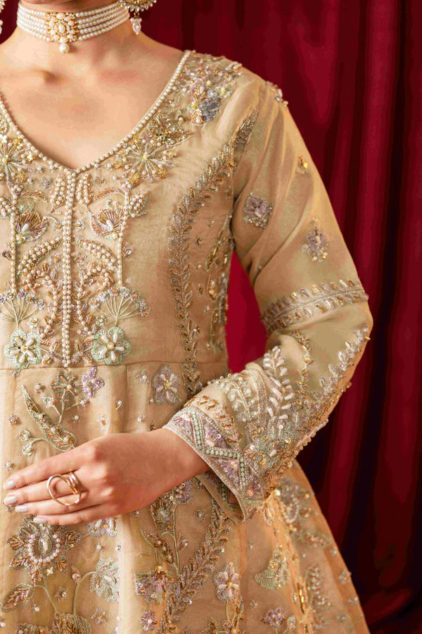 3 Piece Stitched Embroidered Premium Organza.